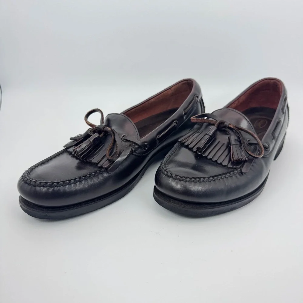 Rockport Comfort DMX Mens Brown Leather‎ Tassel Loafer Dress Shoes Size  11M